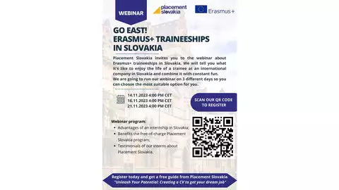 Webinar about Erasmus+ traineeships in Slovakia | Start